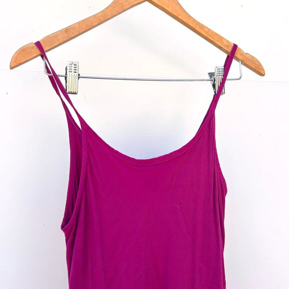 New 27 Miles Malibu Nata Maxi Fuschia Tank Dress Summer Medium Long Casual - Picture 5 of 6
